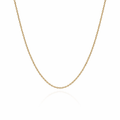 Cable Necklace In 9K Yellow Gold 40cm