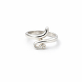 Snake Ring In Sterling Silver