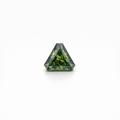 Green Unheated Sapphire 1.01ct Triangular