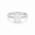 Oval Diamond Engagement Ring 1.45ct