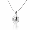 Engraved Locket In Sterling Silver