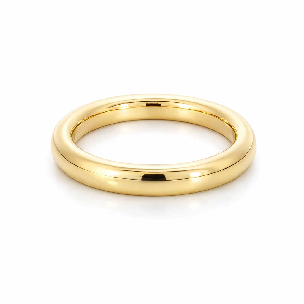 Ring | 18K Yellow Gold Heavy Rounded 3mm