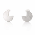 Silver Pacman Earrings