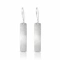 Matte Finished Rectangular Drops On Hooks