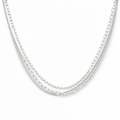 Necklace With 3 Different Styles In Sterling Silver