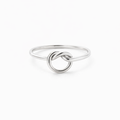 Knot Ring In Sterling Silver