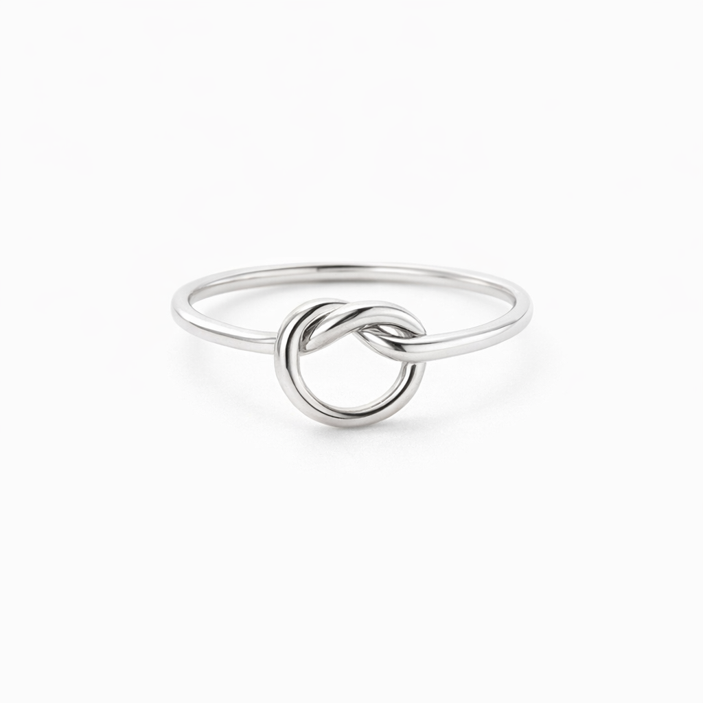 Knot Ring In Sterling Silver