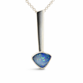 Striking Pendant With Solid Aussie opal