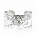 Horses Cuff Bangle In Sterling Silver
