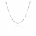 Belchor Link Necklace In 9K White Gold