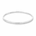 Bangle With Dots In Sterling Silver