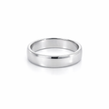 Wedding Ring | 18K Slightly Curved Profile