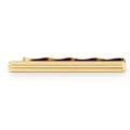 Tie Slide With Yellow &amp; White Line In 9K