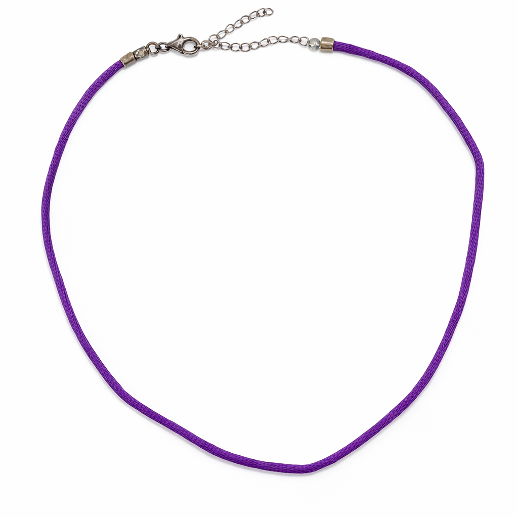 Cord Necklace | Purple