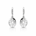 White Gold Earrings | Cut Out Design