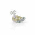 Diamond Brooch | 18ct Island