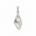 Sterling Silver Conch Shell Pendant