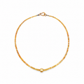 9ct YG Ethiopian Opal Necklace with South Sea Pearl
