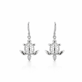 Turtle Earrings In Sterling Silver
