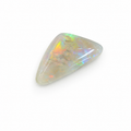 Loose 1.5ct opal cabochon with natural multicoloured play-of-colour
