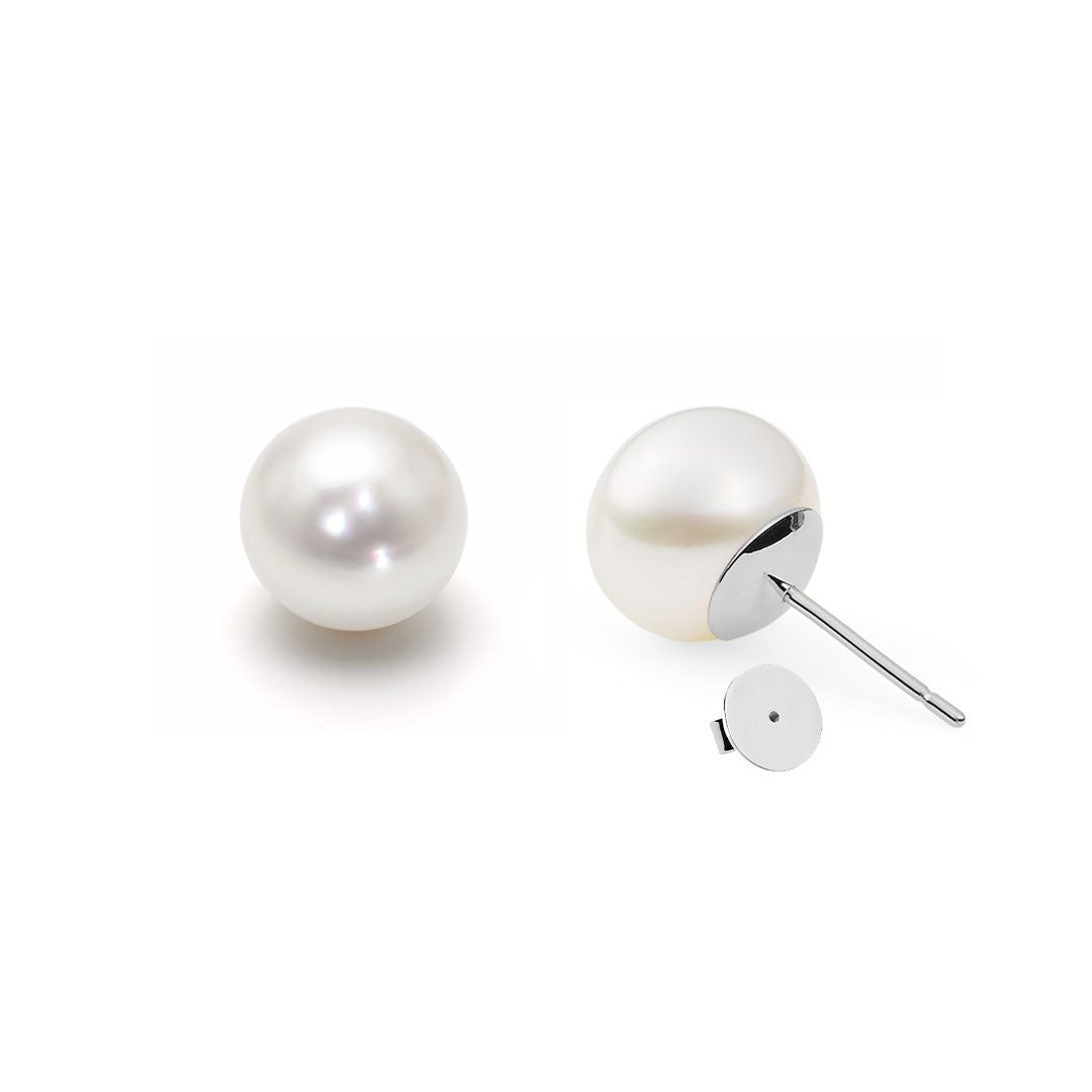 Freshwater Pearl Stud Earrings | 14K