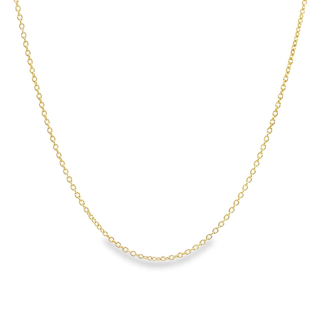 Chain Necklace | 18ct Yellow Gold Fine Trace