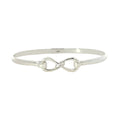 Silver Infinity Bangle