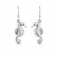 Seahorse Earrings In Sterling Silver