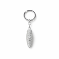Silver Key Ring With Tribal Mask From PNG