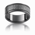Galactic Grit Black Zirconium Band